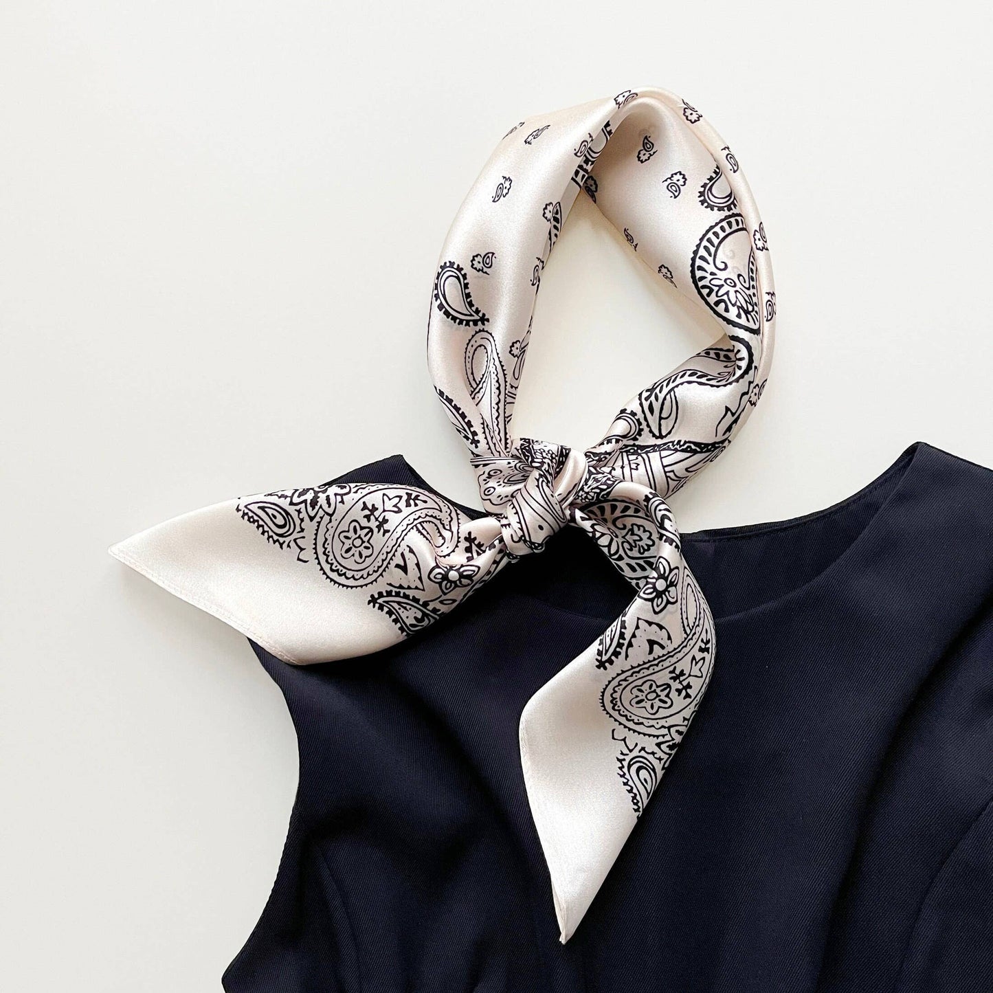 Paisley Print Mulberry Silk Scarf