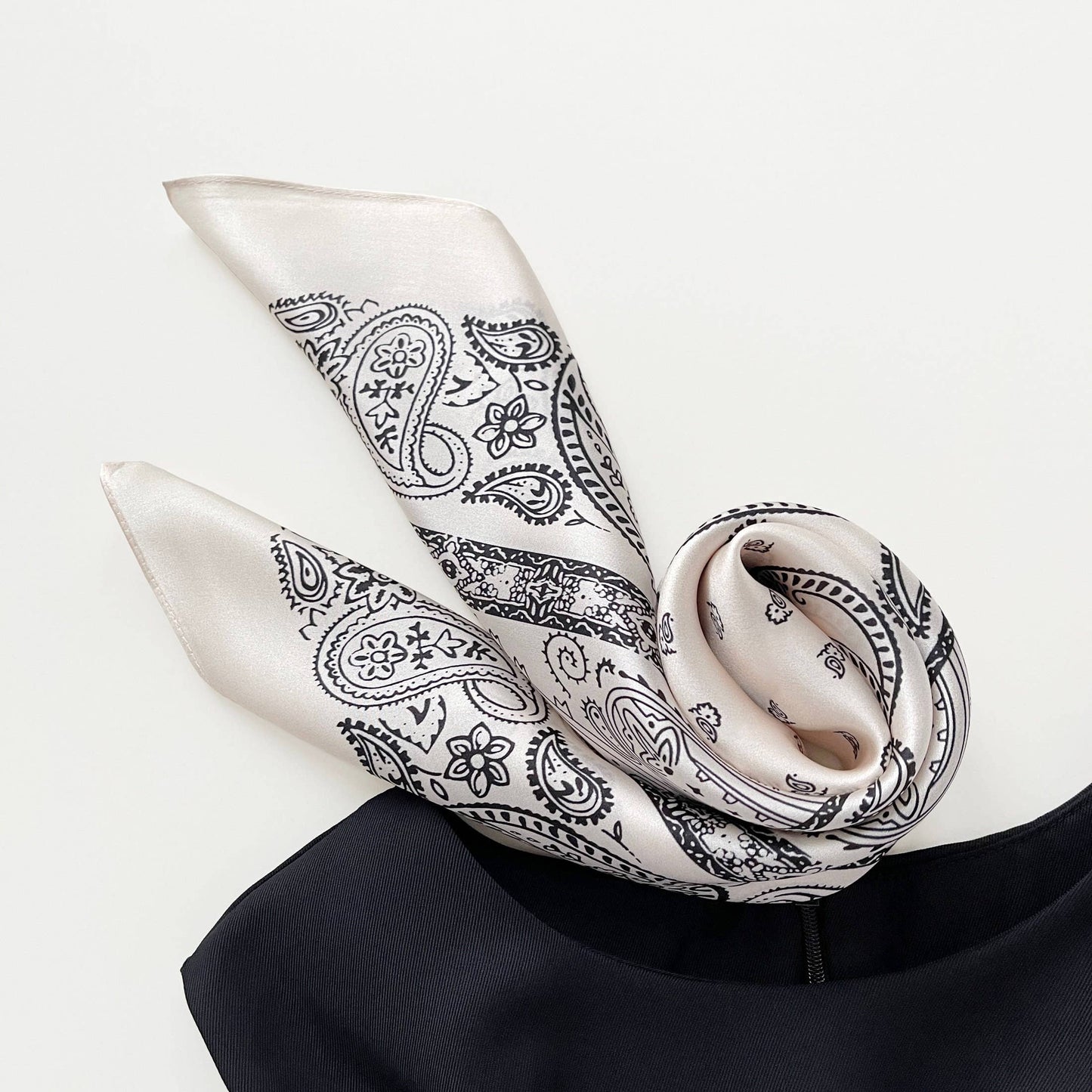 Paisley Print Mulberry Silk Scarf