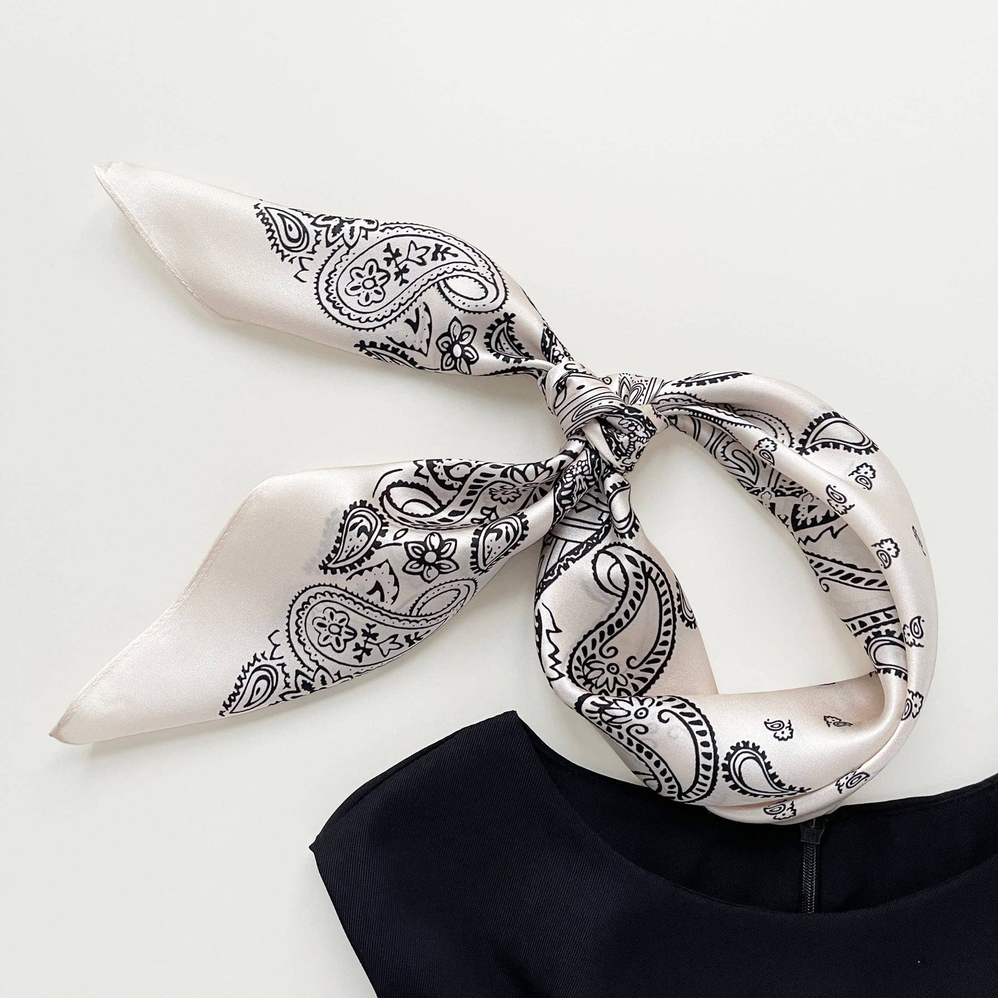 Paisley Print Mulberry Silk Scarf